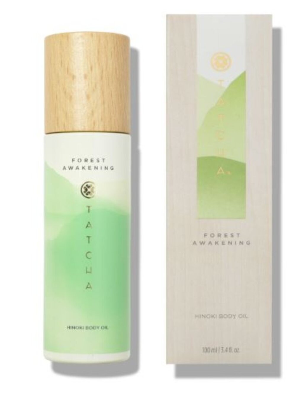 TATCHA Forest Awakening Hinoki Body Oil , 100 ml 3.4 fl oz NIB